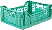 AyKasa Folding Crate Midi Box - Mint