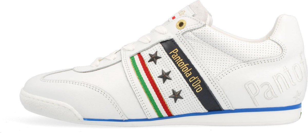 Pantofola d'Oro Imola Romagna Uomo Lage Bright Witte Heren Sneaker 40