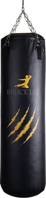 openbaar samenkomen Wafel Bruce Lee Bokszak - Stootzak - Boxzak - 120cm - Incl Kettingset | bol.com