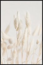 JUNIQE - Poster in kunststof lijst Dried Flowers Lagurus 2 -40x60