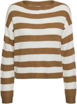 Nmdemi L/s Boatneck Knit 27017087 Tigers Eye/pristine