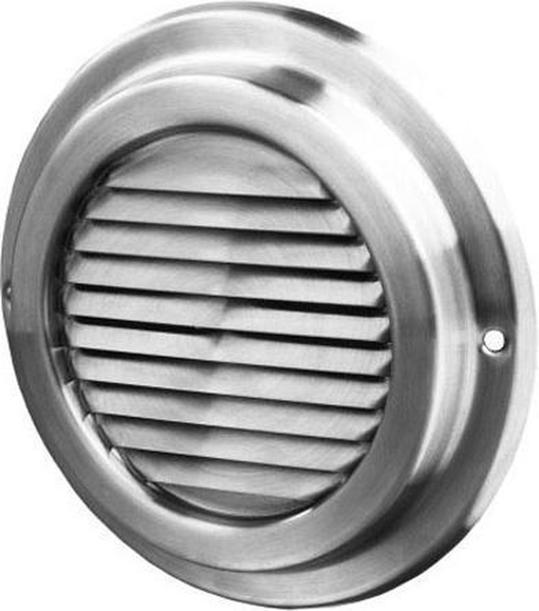 Ventilatierooster rond RVS Ø150 mm