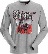 Slipknot Longsleeve shirt -S- Self-Titled Grijs