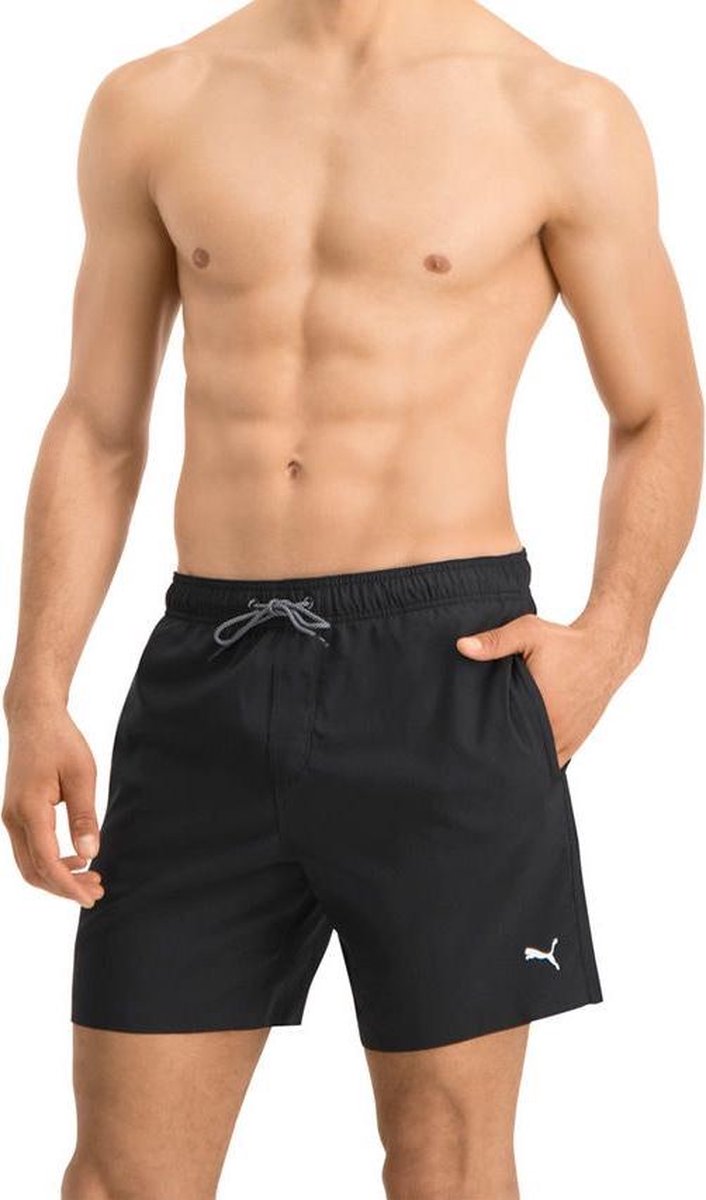 PUMA Swim Medium Short Heren Zwembroek - zwart — afbeelding 3
