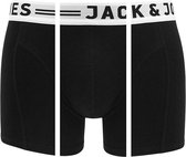 Jack & Jones sense plus size 3P zwart - 5XL