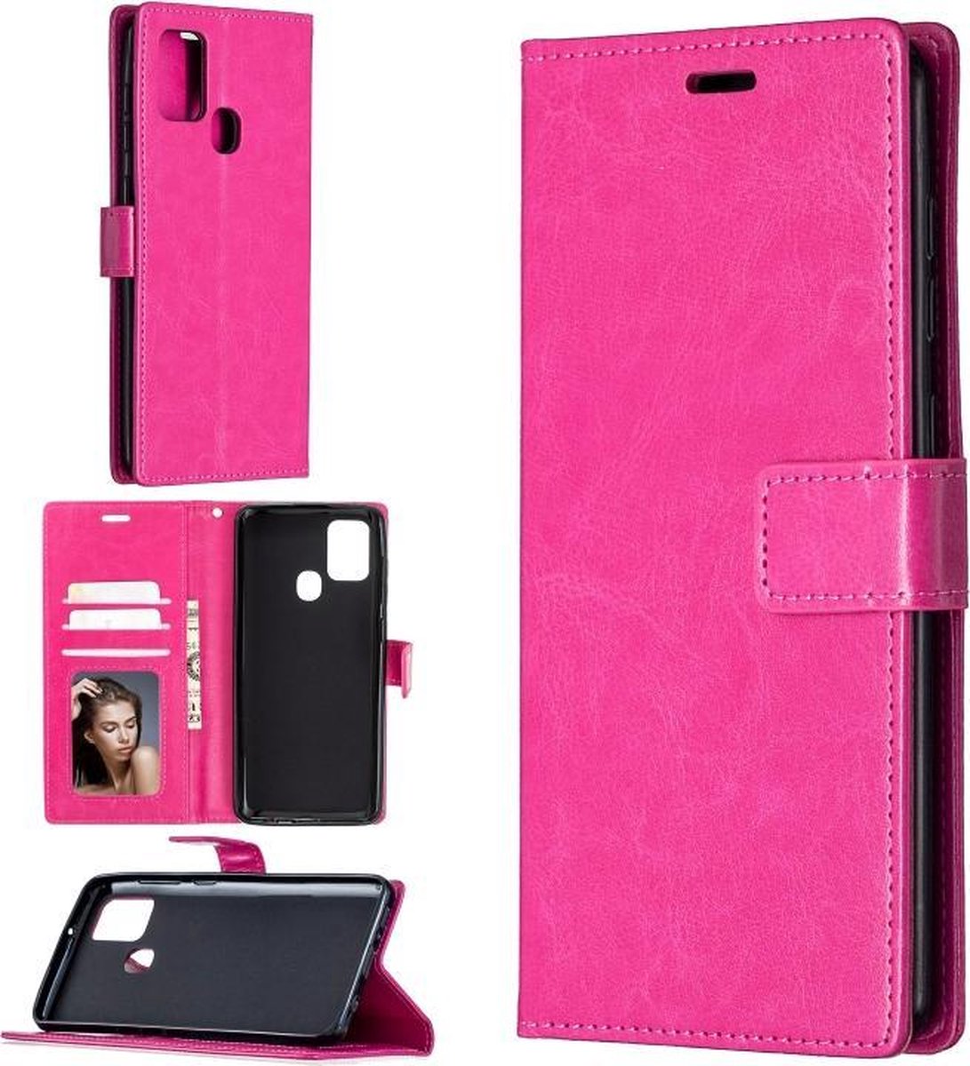 Portemonnee Book Case Hoesje Geschikt voor: OnePlus Nord N100 - roze