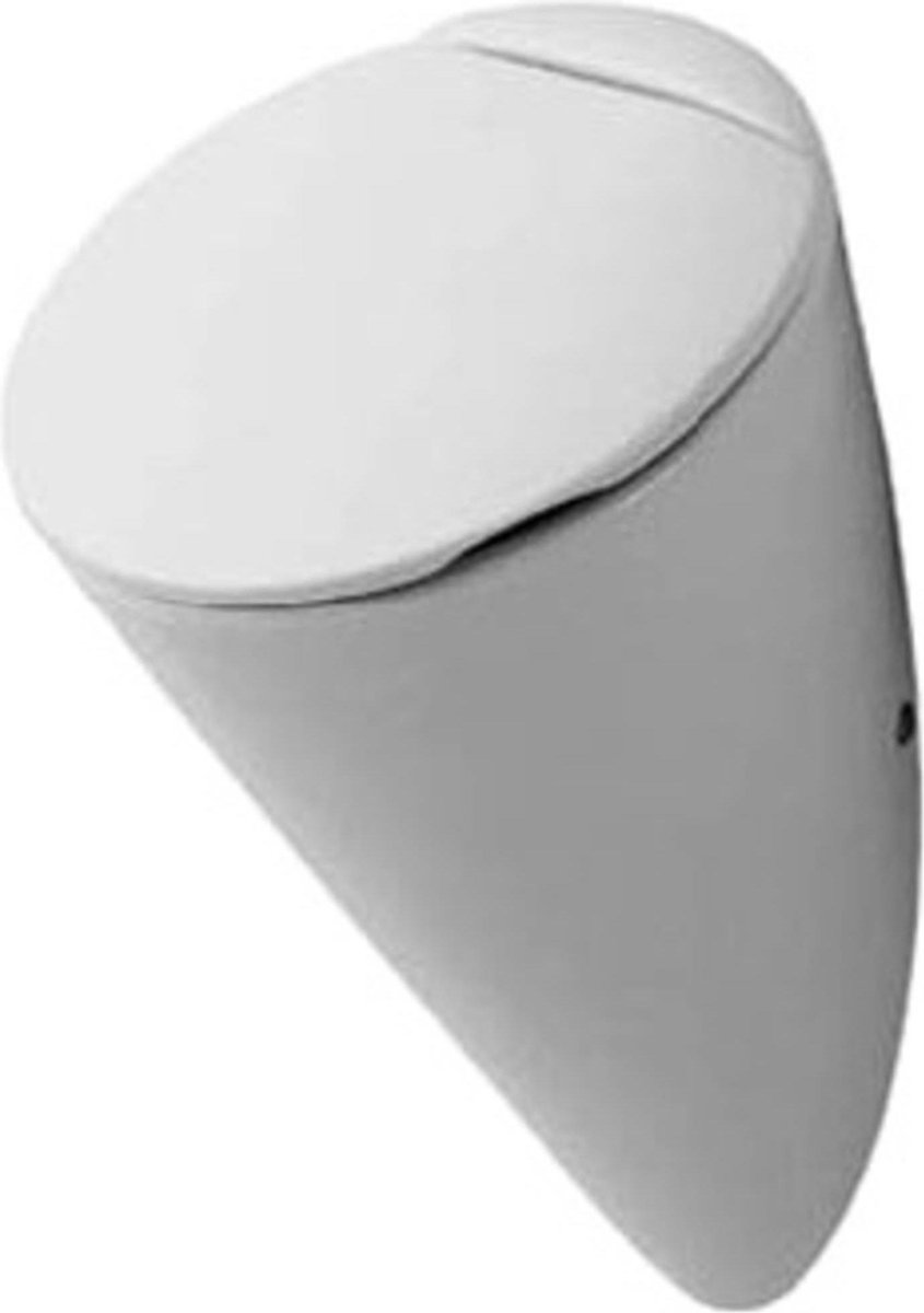 Duravit Starck 1 urinoir afzuigend voor deksel met bevestiging met achterinlaat met wondergliss wit