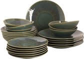 Palmer Serviesset Vernic Stoneware 6-persoons 24-delig Groen