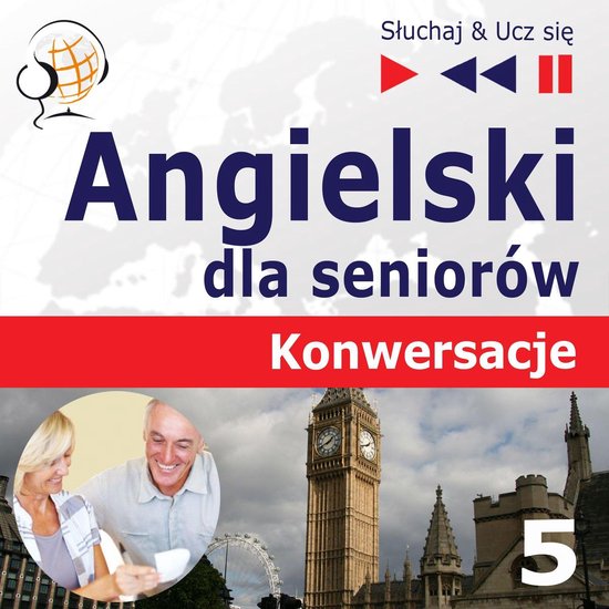 Angielski dla seniorów. Konwersacje: Część 5. Na wakacja ... - cover