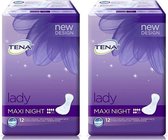 TENA Lady Maxi Nuit 2x12pcs