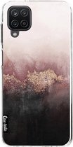 Casetastic Samsung Galaxy A12 (2021) Hoesje - Softcover Hoesje met Design - Pink Sky Print