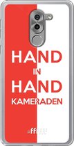 6F hoesje - geschikt voor Honor 6X -  Transparant TPU Case - Feyenoord - Hand in hand, kameraden #ffffff
