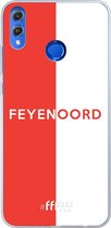 Honor 8X Hoesje Transparant TPU Case - Feyenoord - met opdruk