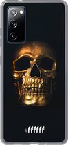 6F hoesje - geschikt voor Samsung Galaxy S20 FE - Transparant TPU Case - Gold Skull #ffffff