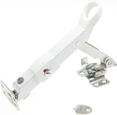 Axa Combi raamuitzetter Axaflex Security afsluitbaar RVS wit zwart 2660-20-74/E