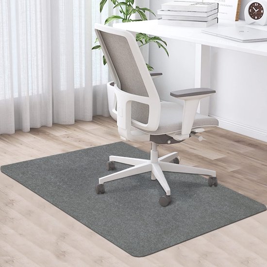 Tapis de chaise de bureau, 90 x 120 cm, tapis de protection de sol pour chaises de bureau, tapis de protection de sol pour sols durs, tapis de sol anti-rayures, tapis de chaise, tapis de chaise de bureau pour stratifié, parquet et sols durs