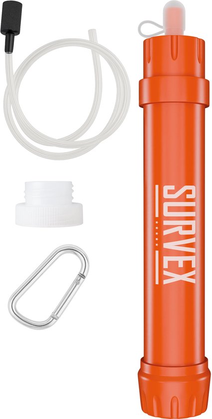 SURVEX Personal Water Filter Straw XL