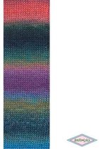 Lang Yarns Mille Colori Socks Lace Luxe 52 Warme kleurtjes