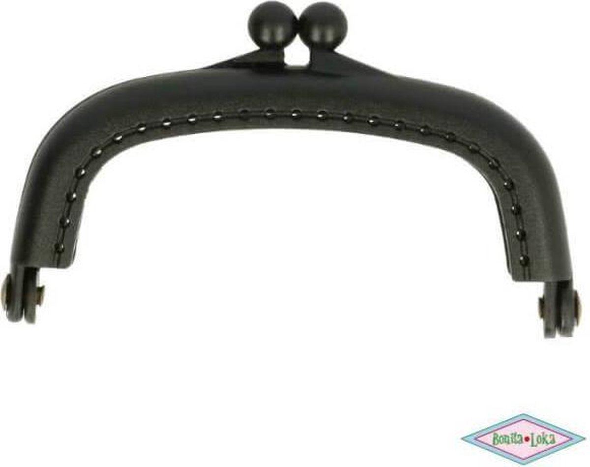 Bonita-Loka Portemoneesluiting 8,5 cm zwart