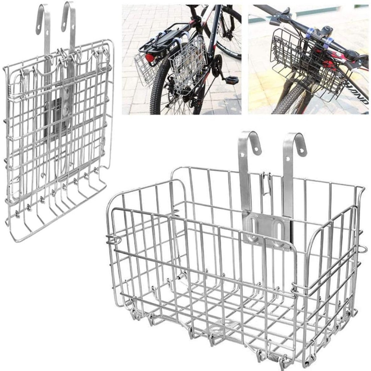 Fietskrat - Fietsmand - Zwart
