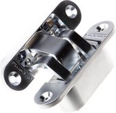 Argenta 3D verstelbaar, onzichtbaar scharnier Invisible small, mat chroom