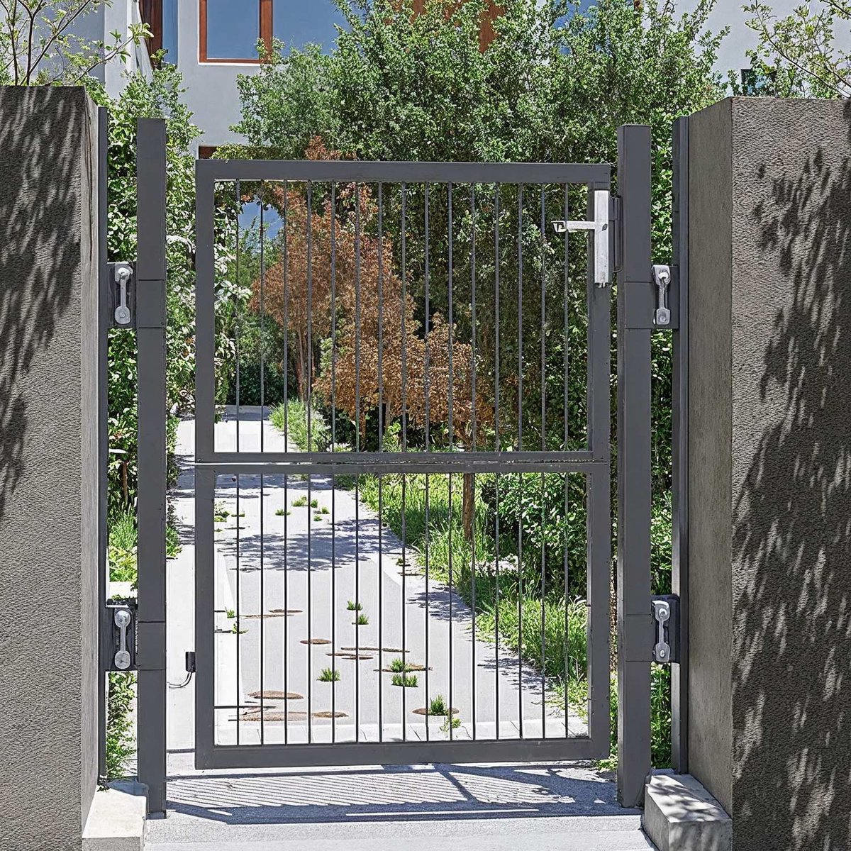 Tuinpoort, tuindeur, gegalvaniseerd staal