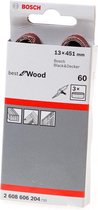 Bosch Schuurband 13 x 451mm K60 blister van 3 banden (Prijs per 2 stuks)