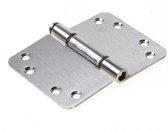 BSW Kogellagerscharnier RD 818 STD RVS 89 x 127 x 3mm