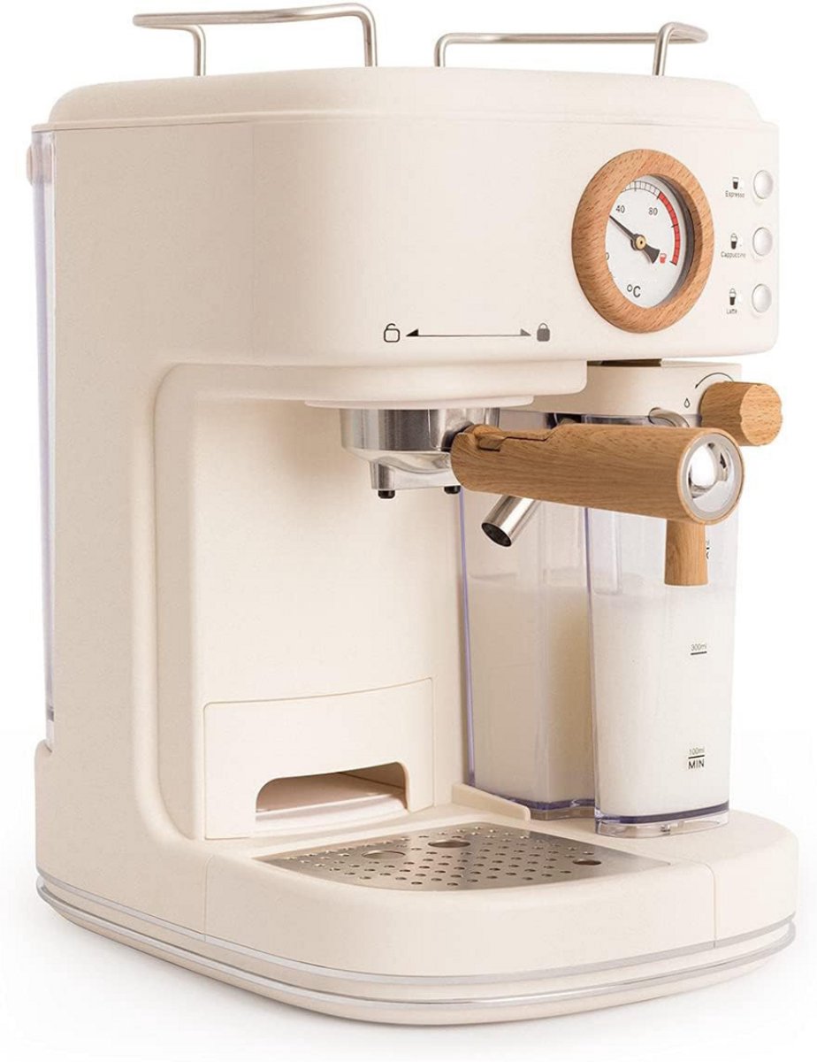 CRLYN® Espressomachine Beige Bonen Koffiemachine - afbeelding 3