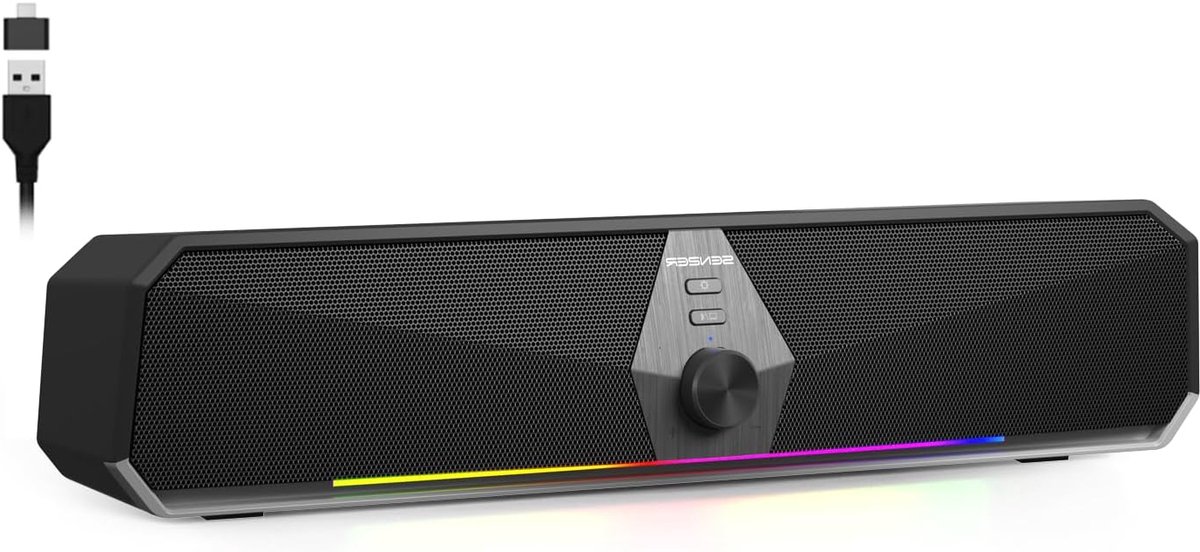 Soundbar PC - Speaker Computer - Plug &