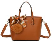 Gallantry - Handtas - Schooltas - Schoudertas - Crossbody - Werktas - Tassen dames - Tassen - Bruin
