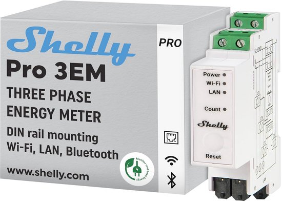 URPIZY 3-Phasen Smart Meter, Überspannungsschutz 100A