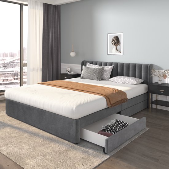 Gestoffeerd Ledikant New York 180 x 200 cm - 7001202161 | € 1.395,00