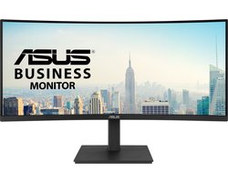 ASUS VA34VCPSR - UWQHD Curved Docking Monitor - USB C 96W - USB Hub - 100hz - 4ms - Speakers - 34 inch