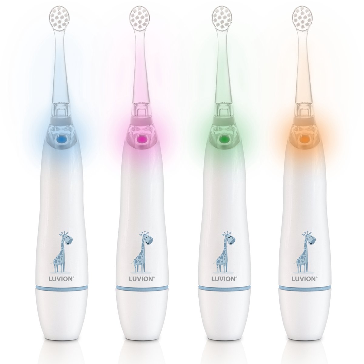 Afbeelding 2 van LUVION® 350S - Sonische Elektrische Tandenborstel voor Baby en Peuter - 0 t/m 4 Jaar - Met Timer