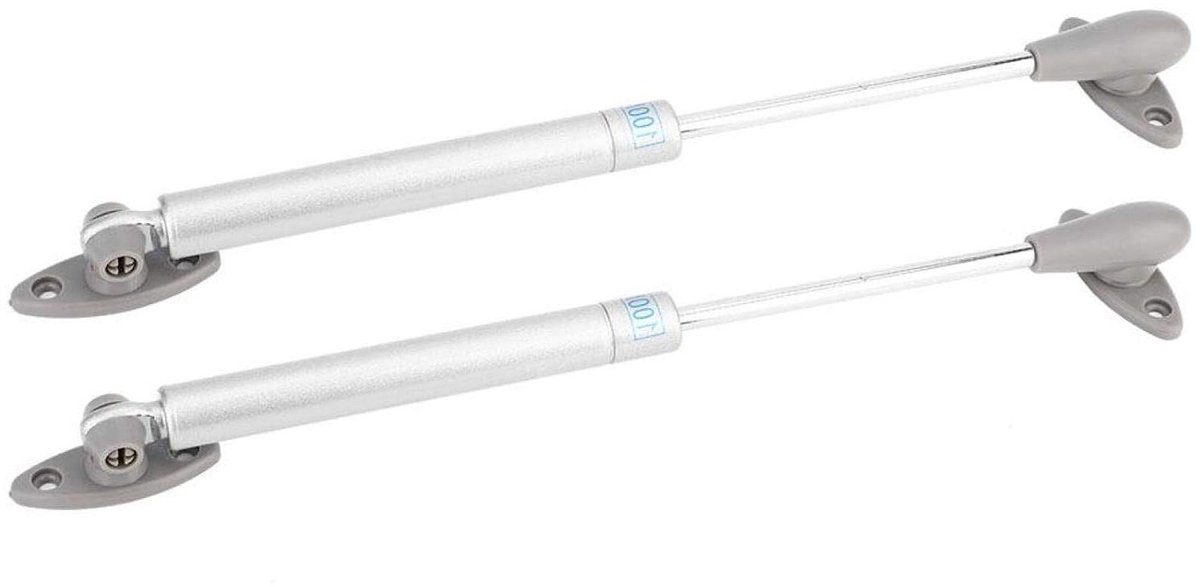 2 Stuks 100N Gasveer Flap-Up Deur Gasveer Meubelkast Pneumatische Lift Hydraulische Ondersteuningsstang (Olijfkop)