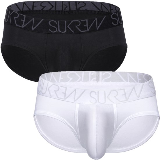 Sukrew - Sous-vêtement Hommes - Slips Homme - Tanga White - Blanc - 1 x Blanc - Prêt-à-Porter