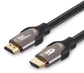 Bol.com Drivv. Premium HDMI Kabel 2.1 - Ultra HD High Speed 8K - Nylon - HDMI Kabel 5 Meter - HDMI 2.1 - HDMI naar HDMI - Geschi... aanbieding