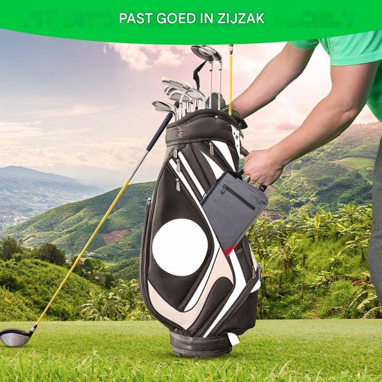 Golftas Koeler - Draagbaar en geïsoleerd - Drank Koeltas - Geïsoleerde tas - Geschikt voor buiten golfers - Accessoires voor golfkarren - Geschikt voor cola, bier - Rode wijnzak - Picknicktas - Grijs rood van Merkloos — afbeelding 5
