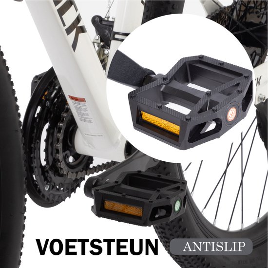 Vankel Mountainbike LAUXJACK 26 inch - voor volwassenen - 21-speed - wit van VANKEL — afbeelding 5