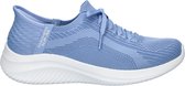 Skechers Hands Free Slip-Ins Ultra Flex dames sneaker - Blauw wit - Maat 40