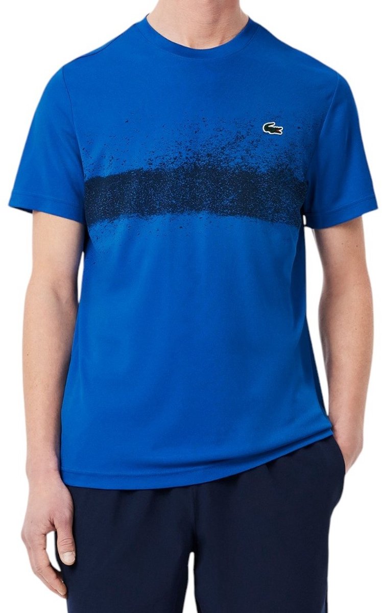 Lacoste Heren T-shirt TH8986/892 Blauw