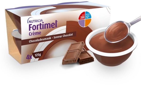 Nutridrink 2.0 Protein Creme Chocolade 4x200g