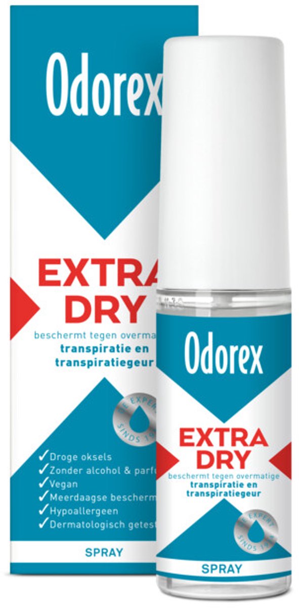 Goedkoopste 3x Odorex Extra Dry Pompspray 30 ml