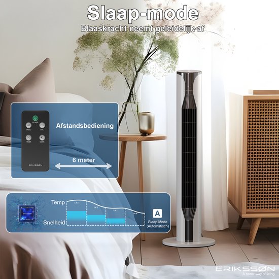 Torenventilator | Nedis | 81 cm (Afstandsbediening, Timer) | Office Centre