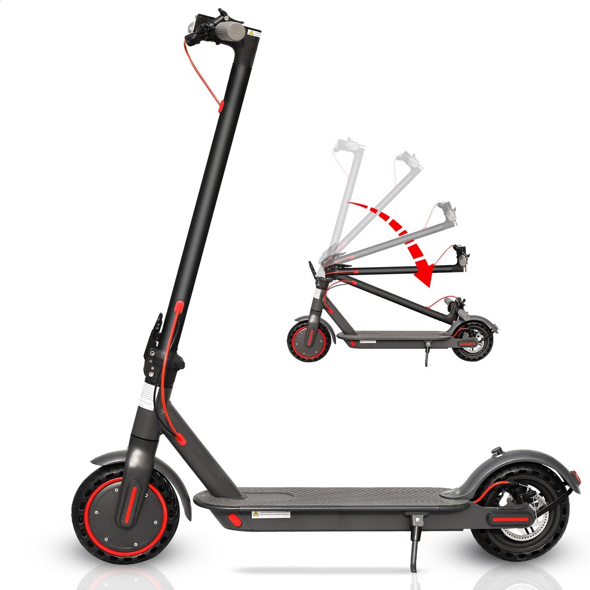 Tuya Stay-on - Elektrische Step met Krachtige 350W Motor - Snelheid tot 31km/h - Bereik tot 30km - Compact Inklapbaar - Inclusief Smart-App