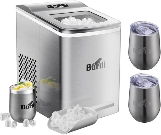 Bardi Deluxe IJsblokjesmachine 2L