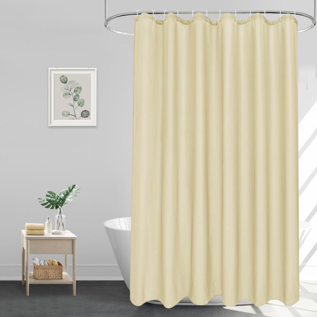 Ibenzoa® Douchescherm van Hoogwaardig Polyester met Schimmelwerende en Sneldrogende Eigenschappen