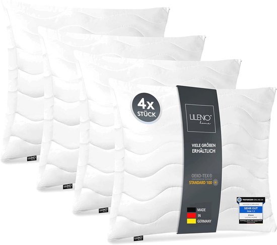 LILENO HOME 1er Set Stuhlkissen Aqua (40x40x4,5 cm) - Sitzkissen für Gartenstuhl