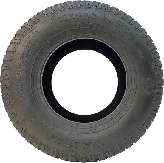 13x5.00-6 4pr Wanda P332 Grasband TL & 13x5.00-6 TR13 Binnenband — afbeelding 2
